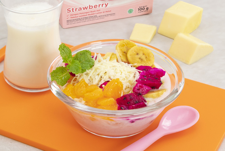 Baby Fruit Salad Pudding