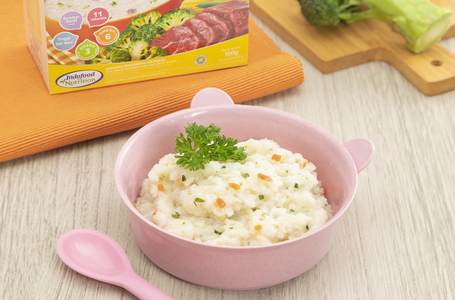 Penyajian Bubur Tim 8+